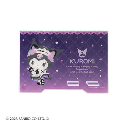 [B:purple] Sanrio Characters Kuromi Acrylic Smartphone Stand