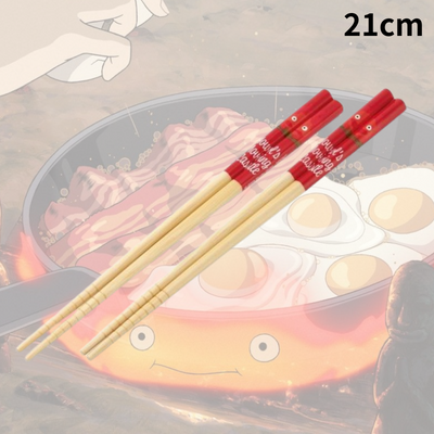 [Calcifer] Ghibli Howl's Moving Castle Chopsticks Set of 2, 21cm