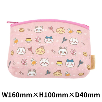 [Western sweets] Chiikawa bottom-sewn pouch [Chiikawa Mogu Mogu Honpo]