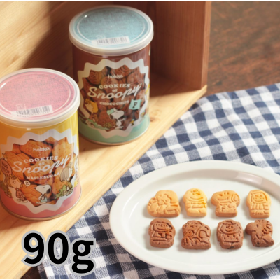 ★Easy★■ Snoopy Round Tin (Chocolate/Maple) [Best Before: 2026/04]