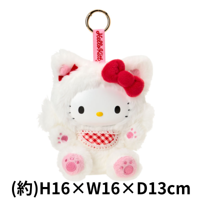 [White] Sanrio Hello Kitty Fine Face Cat
