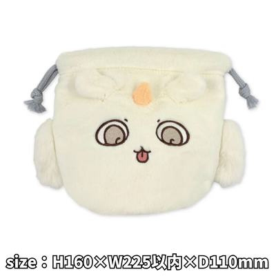 [Anoko] Chiikawa Face Drawstring Bag 2
