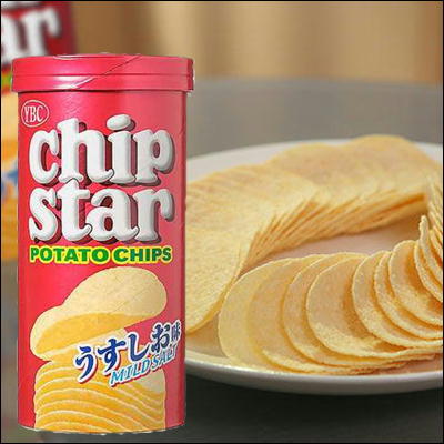 <1 set (8 packs)> Chipstar - Lightly Salted Flavor - [Best Before: 2026/11]