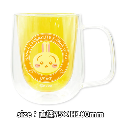 [Rabbit] Chiikawa Double Wall Glass