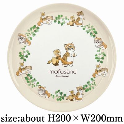 【Fox】mofusand Melamine Plate
