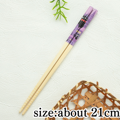 Ghibli Kiki's Delivery Service Bamboo Chopsticks 21cm Footprint